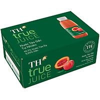Thùng 24 Chai Nước Trái Cây TH true JUICE Táo Gấc Tự Nhiên 350ml (24 x 350ml)