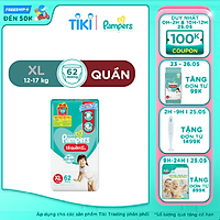 Tã/ Bỉm Quần PAMPERS Giữ Dáng Gói Cực Đại Size M(74 miếng, 7-12kg)/ L(68 miếng, 9-14kg)/ XL (62 miếng, 12-17kg)/ XXL (56 miếng, 15-25kg), Chống Xệ