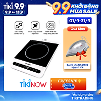 Bếp Từ Điều Khiển Cảm Ứng 2 Hướng Nagakawa NAG0712 (2200W) - Chức Năng Booster Nấu Nhanh - Hàng Chính Hãng
