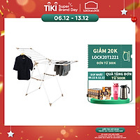 Giá Phơi Quần Áo Lock&Lock ETM520F00202 STS - Màu Be (157 x 61 x 100 cm)
