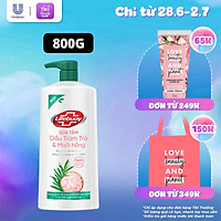 Sữa Tắm Lifebuoy Detox Và Sạch Sâu Khỏi Bụi Mịn Pm2.5 Và Vi Khuẩn Tràm Trà Muối Hồng 100% Từ Thiên Nhiên Chai 800G