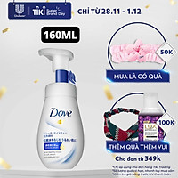 Sữa Rửa Mặt Dạng Bọt 160ml Dove Tinh Chất – Serum Cấp Ẩm & Cho Da Mềm Mượt