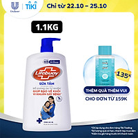 Sữa Tắm Lifebuoy 1100g Chăm Sóc Da Dưỡng ẩm Mềm Mịn Giúp Bảo Vệ Khỏi 99.9% Vi Khuẩn Và Ngăn Ngừa Vi Khuẩn Lây Lan Trên Da