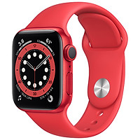 Đồng Hồ Thông Minh Apple Watch Series 6 GPS Only Aluminum Case With Sport Band (Viền Nhôm & Dây Cao Su) - Hàng Chính Hãng VN/A