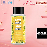 Dầu Gội 400Ml Love Beauty And Planet Phục Hồi Hư Tổn & Ngăn Chẻ Ngọn Hope And Repair 100% Dầu Dừa Organic Và Hương Hoa Ngọc Lan Tây