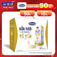 Thùng 24 Hộp Sữa Tươi Tiệt Trùng Chứa Tổ Yến Vinamilk 110ml