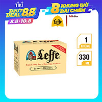 Thùng 24 Chai Bia Leffe Blonde (330ml / Chai)