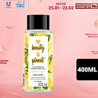 Dầu Xả 400Ml Love Beauty And Planet Phục Hồi Hư Tổn & Ngăn Chẻ Ngọn Hope And Repair 100% Dầu Dừa Organic Và Hương Hoa Ngọc Lan Tây