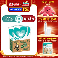 Thùng Tối Ưu Phí Vận Chuyển 3 Gói Tã Quần PAMPERS Giữ Dáng Size L(108 miếng, 9-14kg)/ XL (96 miếng, 12-17kg)/ XXL(84 miếng, 15-25kg), Chống Xệ