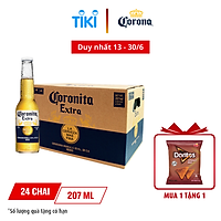 Thùng bia CORONITA EXTRA 207ml x 24 chai