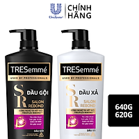 Combo Dầu Gội 640gr Và Dầu Xả 620gr Tresemmé Salon Rebond Công Nghệ Tái Kết Nối Ngăn Ngừa Gãy Rụng