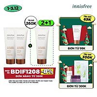 Sữa Rửa Mặt Làm Sáng Da 3 Trong 1 Innisfree Brightening Pore Facial Cleanser (150g)