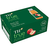 Thùng 24 Chai Nước Trái Cây TH True Juice Táo Tự Nhiên 350ml (350mlx24)