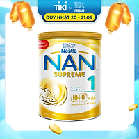 Sản phẩm dinh dưỡng công thức Nestlé NAN SUPREME 1 lon 400g (CÔNG THỨC BỔ SUNG 2HM-O)