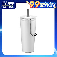 Bình giữ nhiệt có ống hút Lock&Lock Bucket Tumbler with Straw LHC4268