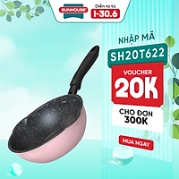 Chảo sâu vân đá Stone Pro Sunhouse SHSMRE