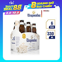 Lốc 6 Chai Bia Hoegaarden White (330ml x 6 Chai)