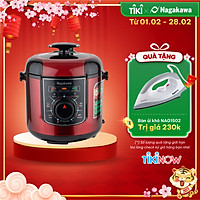 Nồi Áp Suất Điện Nagakawa NAG0205 (6.0 Lít) - Hàng Chính Hãng