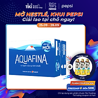 Thùng 24 Chai Nước Uống Aquafina (355ml / Chai)