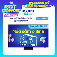Smart Tivi Neo QLED Samsung 4K 55 inch QA55QN90A Mới 2021