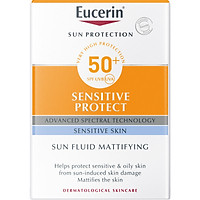 Kem Chống Nắng Không Gây Nhờn Rít Cho Da Thường Và Da Hỗn Hợp Eucerin Sun Fluid Mattifying Face SPF50+ (50ml)