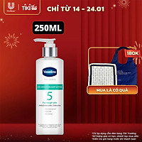 Sữa dưỡng thể 250ml Vaseline Pro Derma số 5 làm mịn da với 5.5% AHA