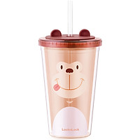 Ly nhựa 2 lớp LocknLock Animal 520ml