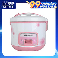 Nồi Cơm Điện Lock&Lock EJR446RED (1.8 lít) - Hồng - Hàng chính hãng