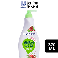 Sữa Dưỡng Thể Hazeline Cho Da Sáng Mịn Rạng Ngời Matcha & Lựu Đỏ Chiết Xuất Từ Thiên Nhiên Lành Tính Cho Da 370ml