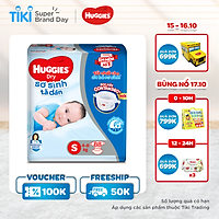 Tã Dán Sơ Sinh Huggies S88 (Từ 4kg - 8kg) - Gói 88 miếng miếng - Bao bì mới