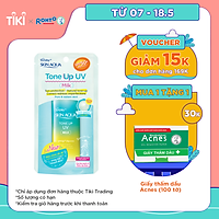 Sữa chống nắng nâng tông dành cho da dầu/hỗn hợp Sunplay Skin Aqua Tone Up UV Milk (Mint Green) (dành cho da sáng, có khuyết điểm đỏ) (50g)