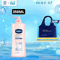 Sữa Dưỡng Thể 350Ml Vaseline Dưỡng Ẩm Sáng Da Chống Nắng Spf24Pa++ Sun + Pollution Protection Bảo Vệ Da Tới 4H Với Spf 24 Pa++