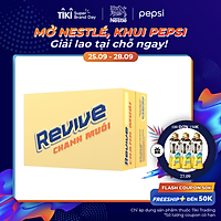 Thùng 24 Chai Nước Giải Khát Revive Chanh Muối (390ml/Chai)