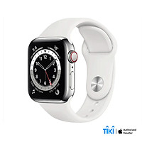 Apple Watch Series 6 LTE GPS + Cellular Sport Band (Viền Thép, Dây Cao Su)