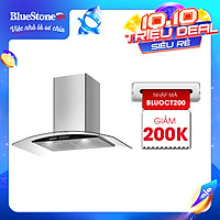Máy Hút Mùi Kính Cong BlueStone HOB-8733 230W - Hàng chính hãng