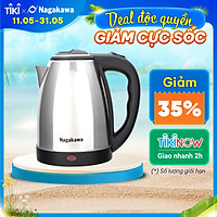 Ấm Siêu Tốc Nagakawa NAG0308 (1.8 Lít) - Hàng Chính Hãng