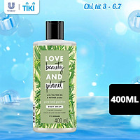 Sữa Dưỡng Thể 400Ml Love Beauty And Planet Làm Sáng Da Delicious Glow Với 100% Tinh Dầu Hoa Hồng Bulgaria