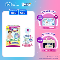 Tã quần Bobby mới L68 - Lõi nén thần kì 3mm - Siêu mỏng khô thoáng bất ngờ - Tặng thêm 8 miếng