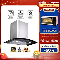 Máy Hút Mùi Kính Cong Premium Nagakawa NAG1855 (70 cm) - Hàng Chính Hãng