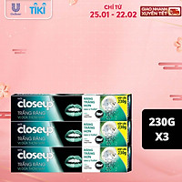 Combo 3 Kem đánh răng dạng gel Closeup Trắng Răng Tự Nhiên Vị Dừa Thơm Mát 230g cho răng trắng tự nhiên hơn sau 2 tuần