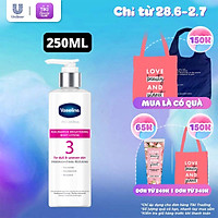 Sữa dưỡng thể 250ml Vaseline Pro Derma số 3 dưỡng sáng da với Niacinamide