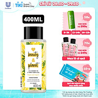 Dầu Xả 400Ml Love Beauty And Planet Dưỡng Tóc Chắc Khỏe Bồng Bềnh Volume And Bounty Với 100% Dừa Tươi Và Hoa Mimosa
