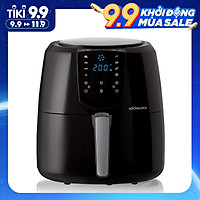 Nồi Chiên Không Dầu Điện Tử Lock&Lock EJF357BLK (5.2 Lít) - Hàng Chính Hãng
