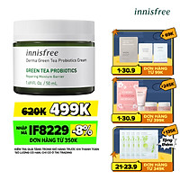 Kem Dưỡng Ẩm Phục Hồi Bảo Vệ Da Innisfree Derma Green Tea Probiotics Cream 50ml - 131172707