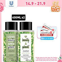 Combo Dầu Gội Xả LBP Phục Hồi Hư Tổn & Ngăn Chẻ Ngọn Với 100% Dầu Dừa Organic Và Hương Hoa Ngọc Lan Tây