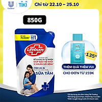Sữa tắm Lifebuoy 850g Chăm sóc da dưỡng ẩm mềm mịn giúp bảo vệ khỏi 99.9% vi khuẩn và ngăn ngừa vi khuẩn lây lan trên da