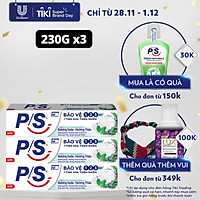 Combo 3 Kem đánh răng P/S Bảo Vệ 123 Baking Soda - Hương Thảo 230g giúp làm trắng răng tự nhiên
