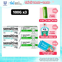 Combo 3 Kem Đánh Răng Sensitive Expert By P/S Fresh Mint Bạc Hà Thơm Mát 100g