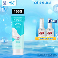 Sữa Rửa Mặt Ngừa Mụn Pond's Acne Clear (100g)