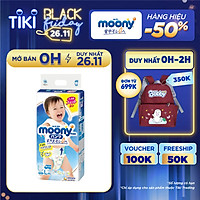 Tã Quần Cao Cấp Moony Nhật Bản Bé Trai L44 (44 Miếng)